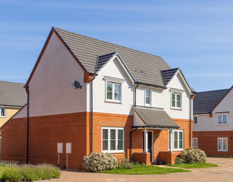 New,Build,Modern,Detached,House.,Uk